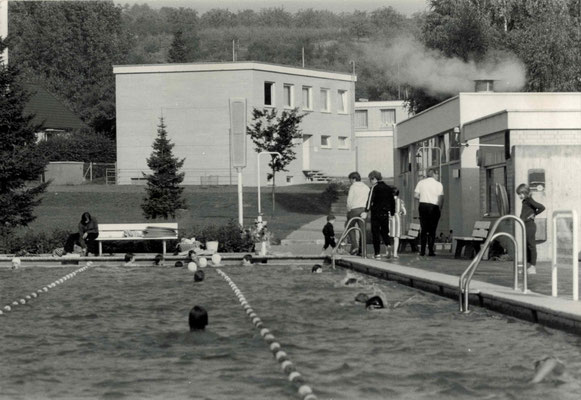 1972 Freibad und ESSC-Clubhaus