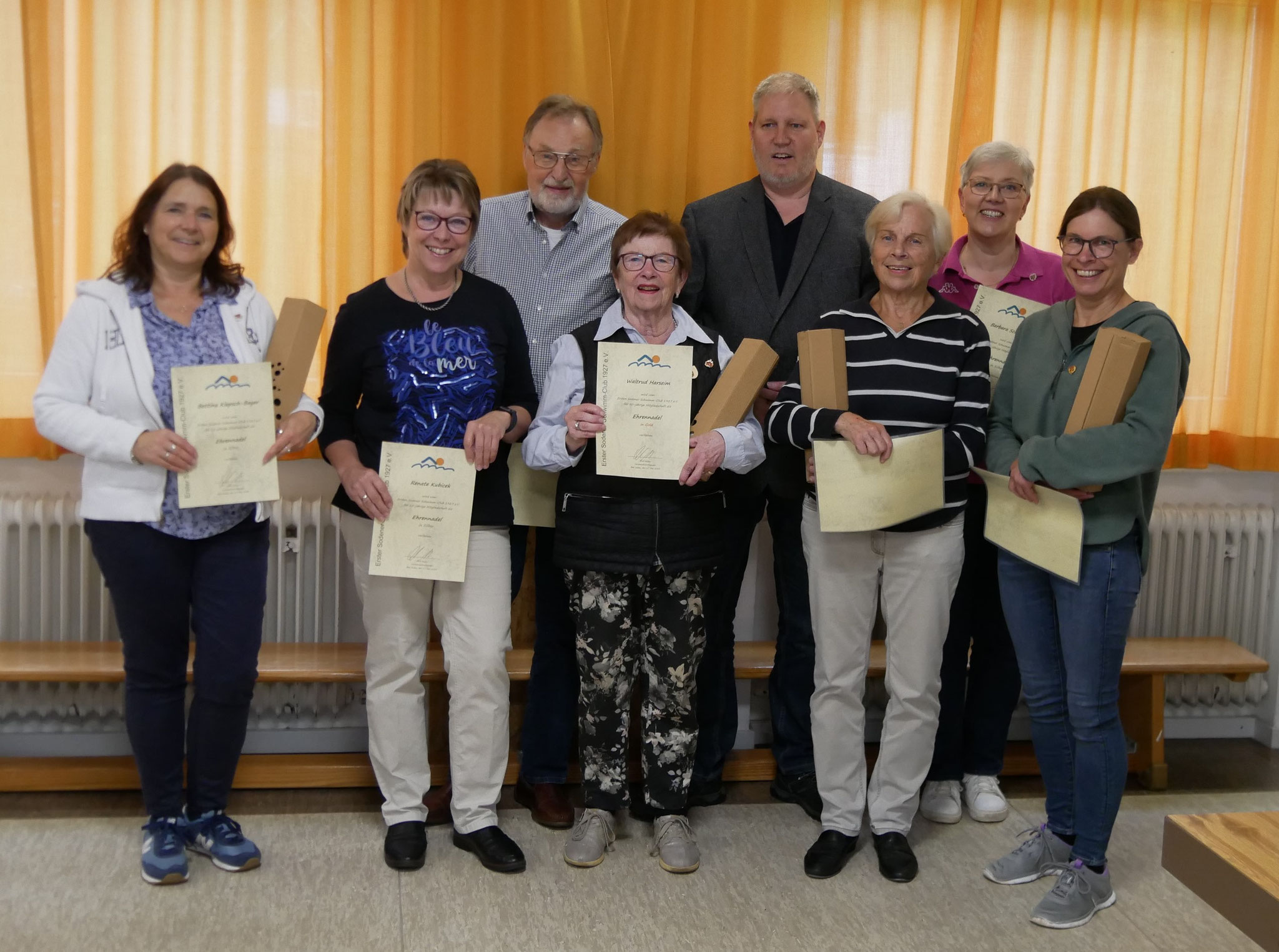 Ehrungen für langjährige Mitgliedschaft